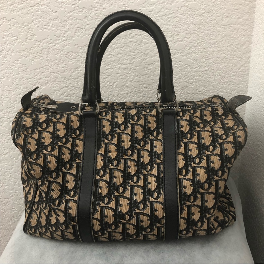 Vintage Dior Boston Oblique Trotter bag
